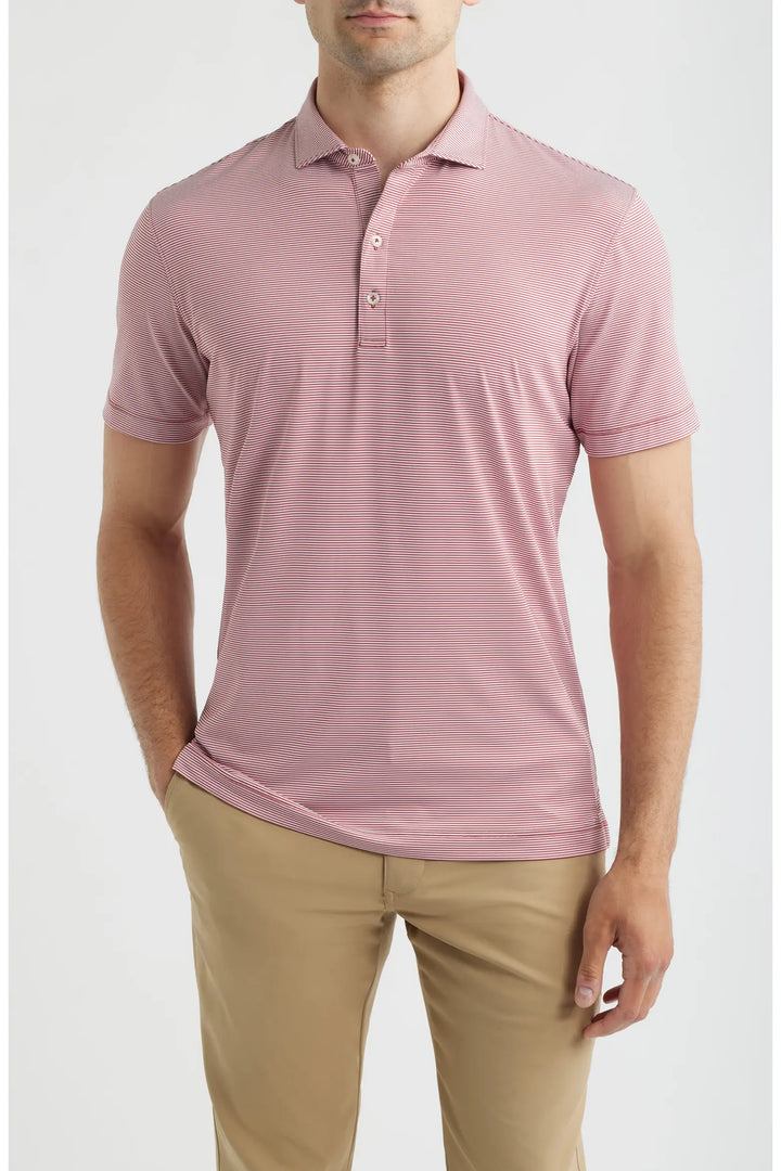 Johnnie-O Lyndonn Polo Racing Red
