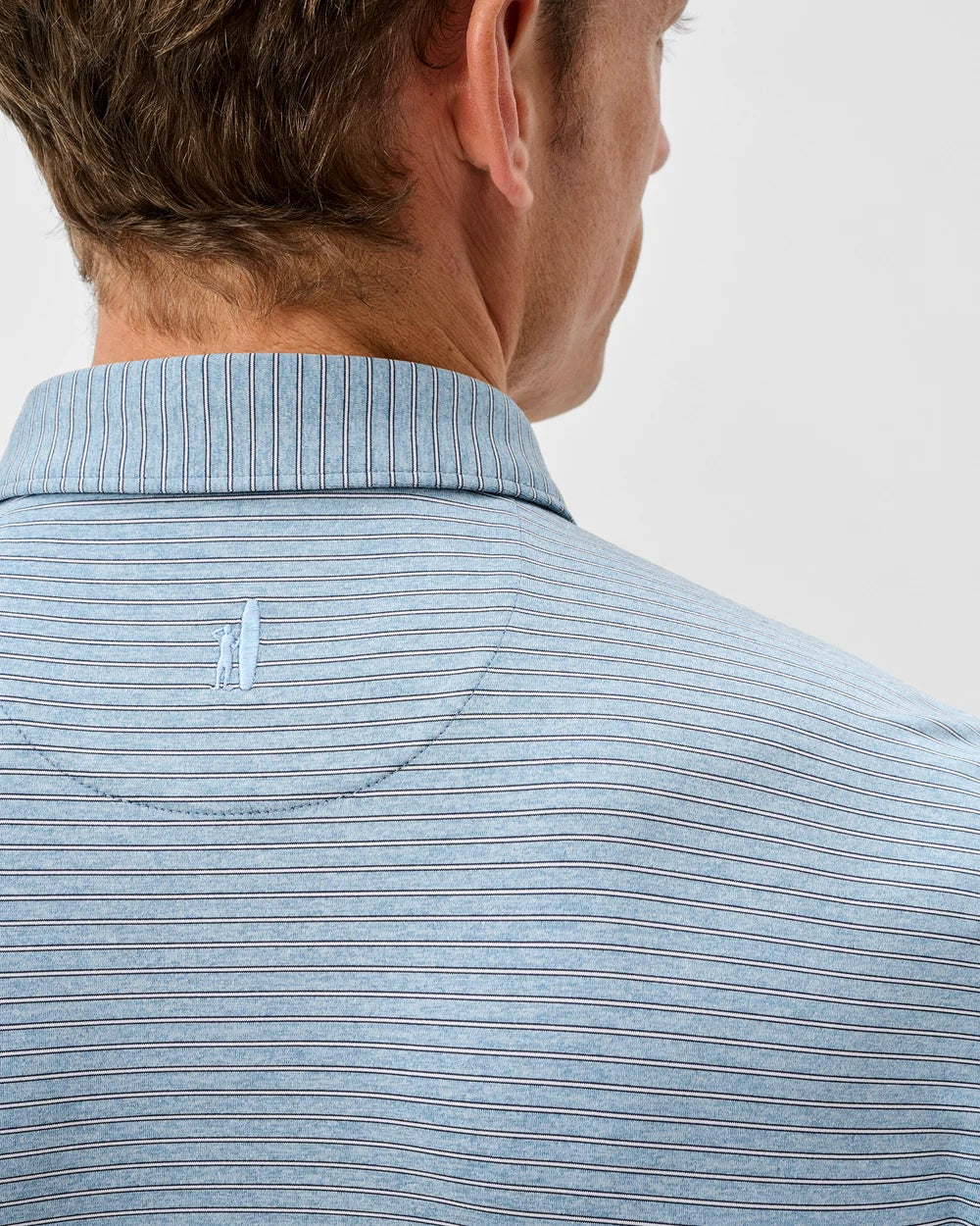 Johnnie-O Michael Polo Carbon Navy