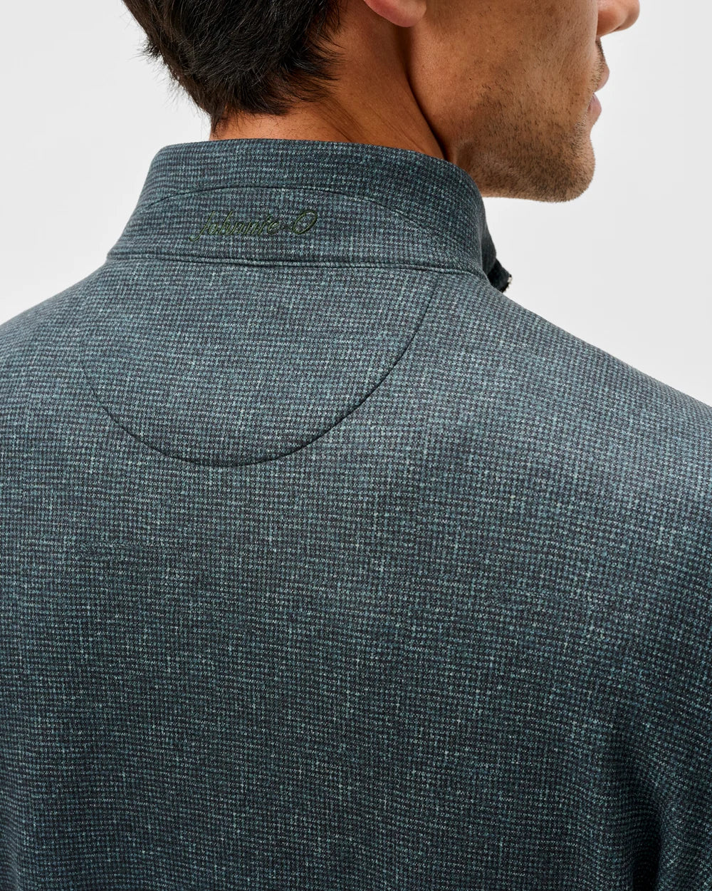 Mikey Fleece 1/4 Zip - Mallard Check