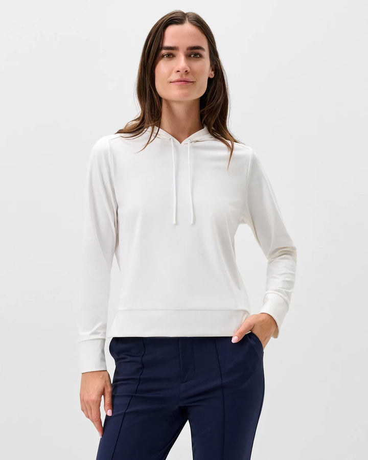 Auburn Johnnie-O Nalla Hoodie White with Vault Logo