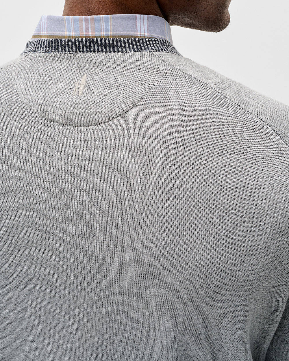 Plaited Crewneck Sweater - Shark