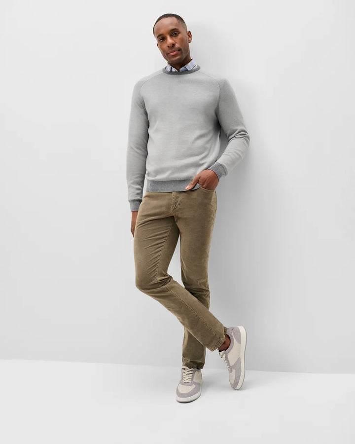 Plaited Crewneck Sweater - Shark