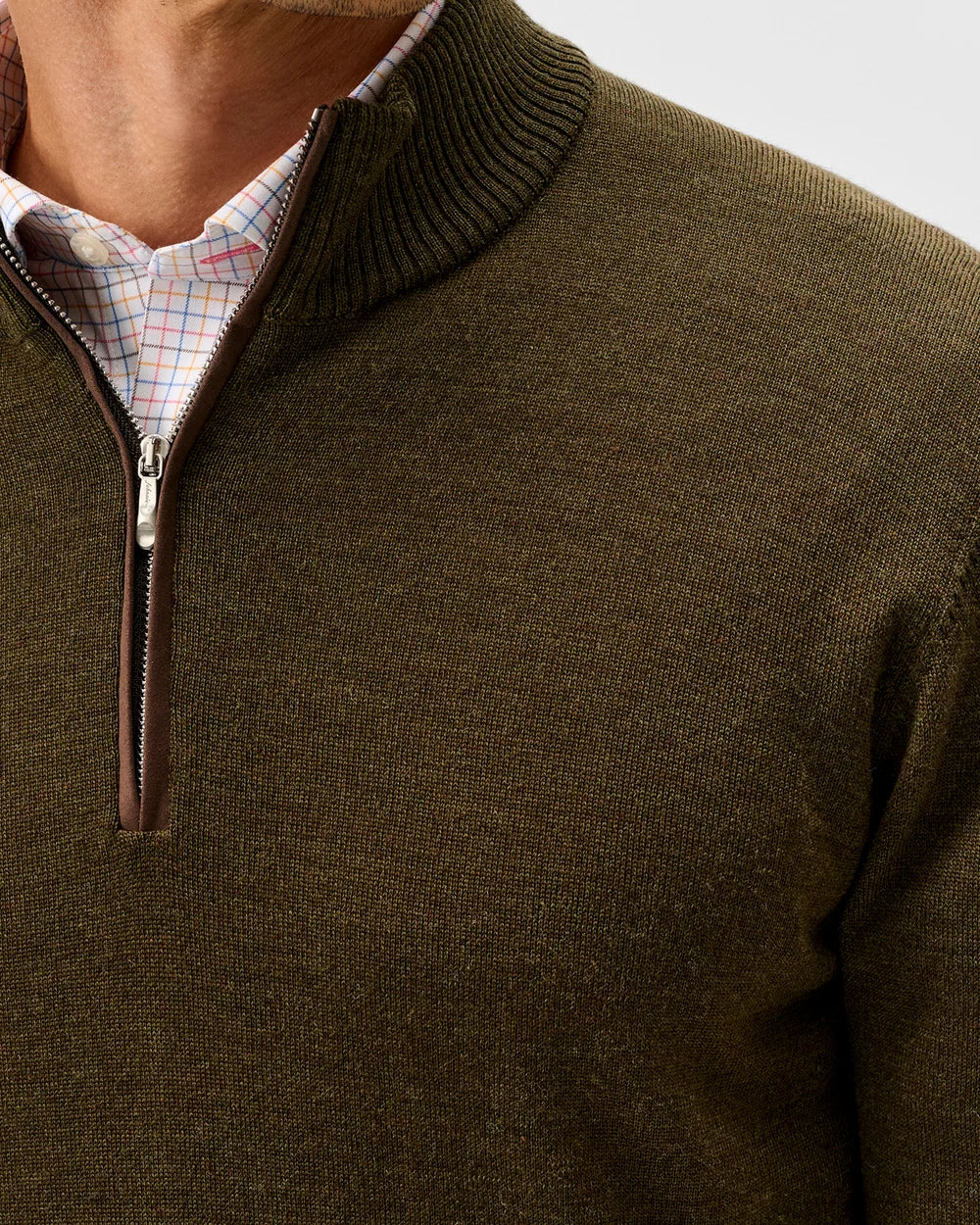 Raynor 1/4 Zip Sweater - Mallard