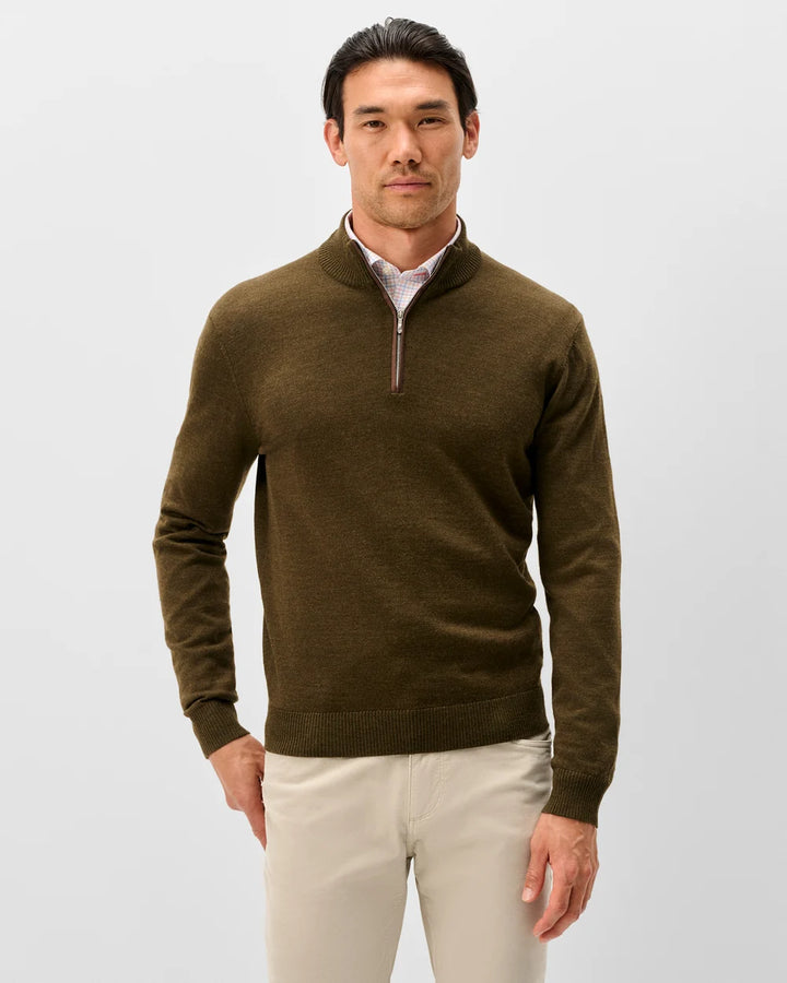Raynor 1/4 Zip Sweater - Mallard