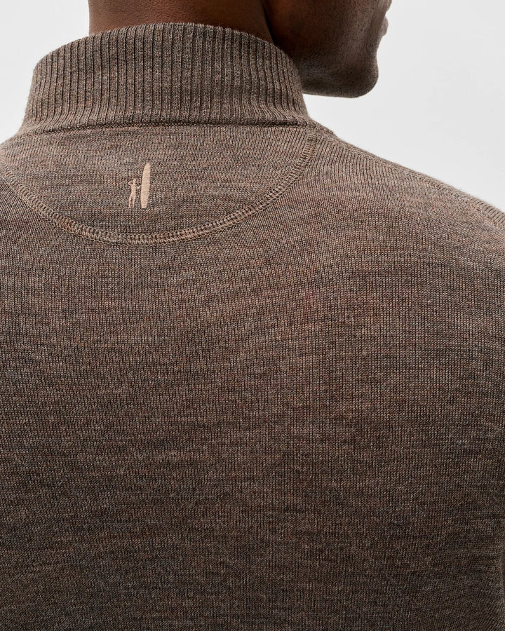 Raynor 1/4 Zip Sweater - Mocha