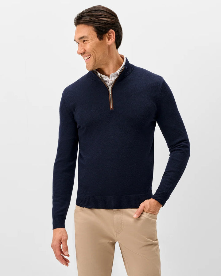 Raynor 1/4 Zip Sweater - Navy