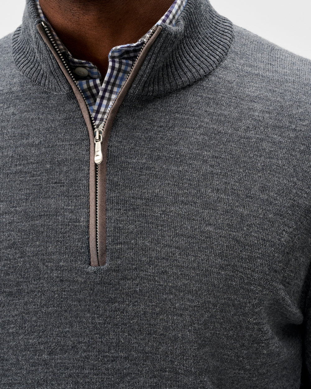 Raynor 1/4 Zip Sweater - Shadow