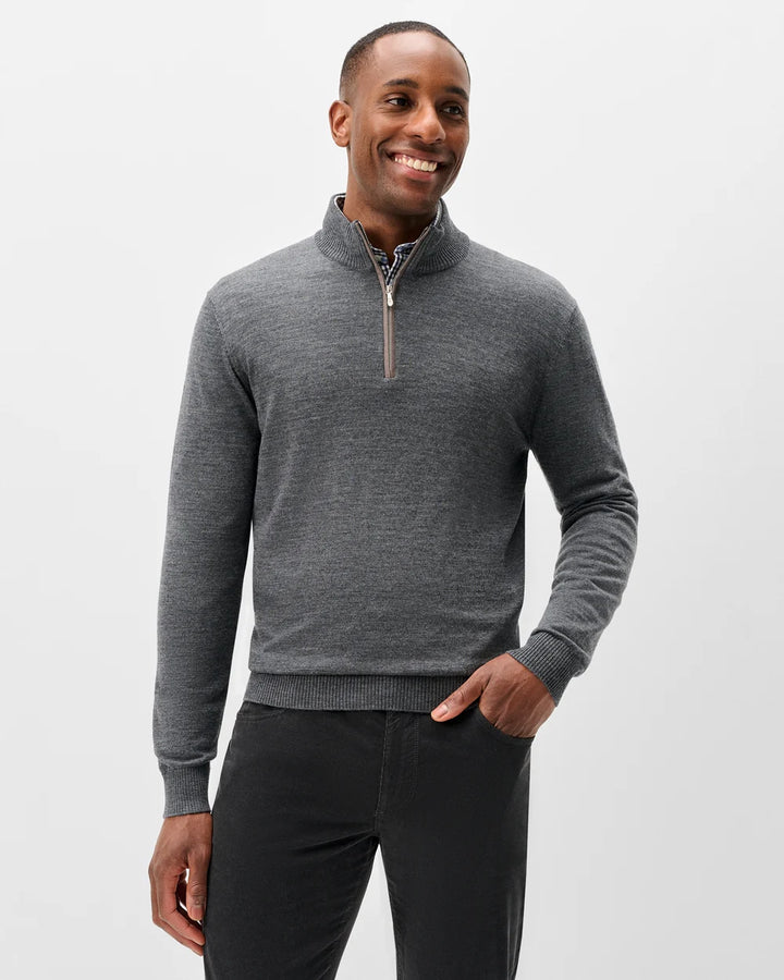 Raynor 1/4 Zip Sweater - Shadow