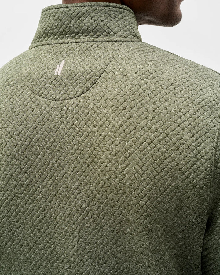 Rockwells Quilted Pullover - Forest