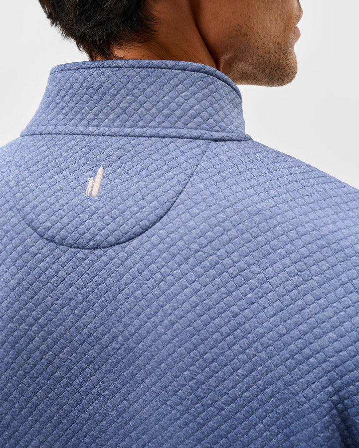 Rockwells Quilted Pullover - Laguna Blue