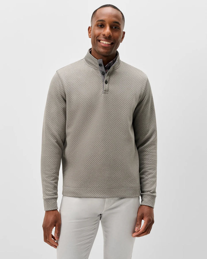 Rockwells Quilted Pullover - Smoke