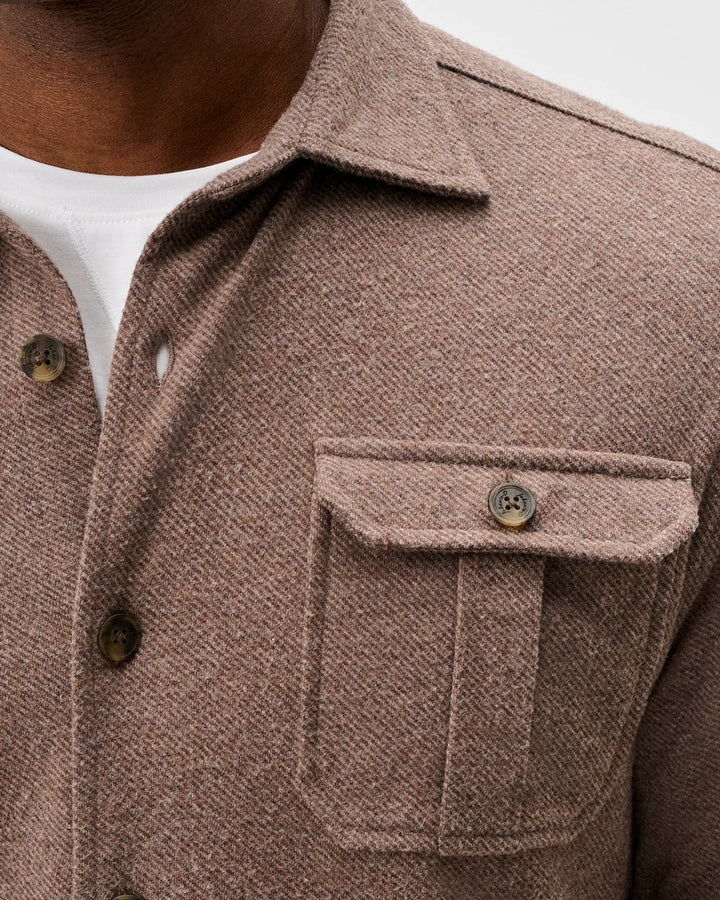 Sequoia Twill Solid Lodge Shirt – Havana