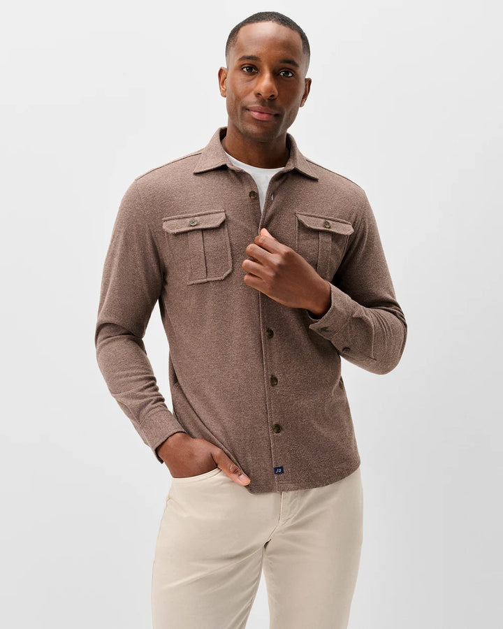 Sequoia Twill Solid Lodge Shirt – Havana