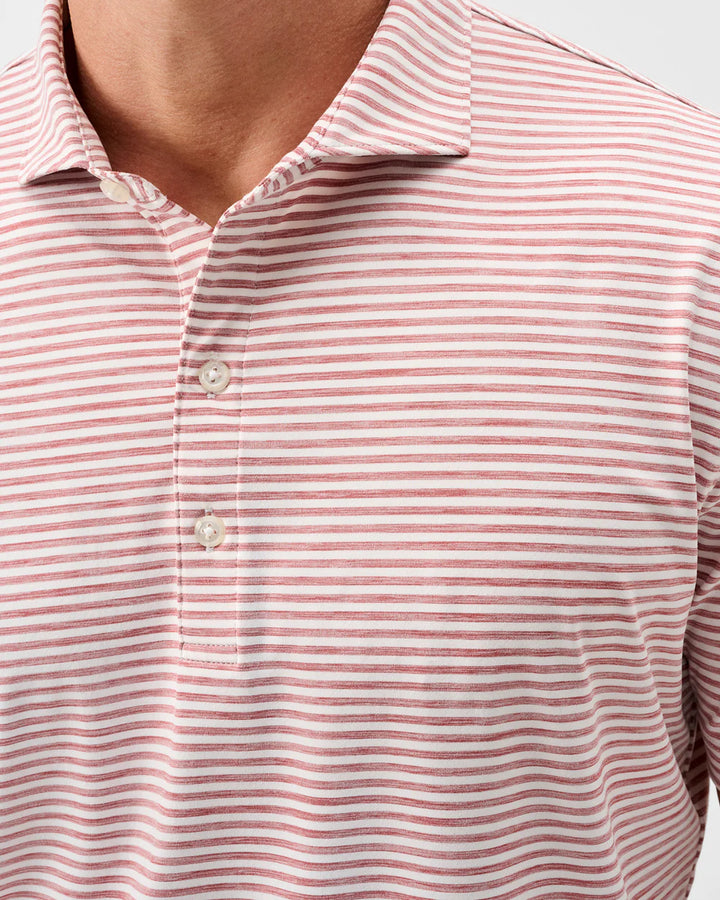 Johnnie-O Seymour Polo Racing Red