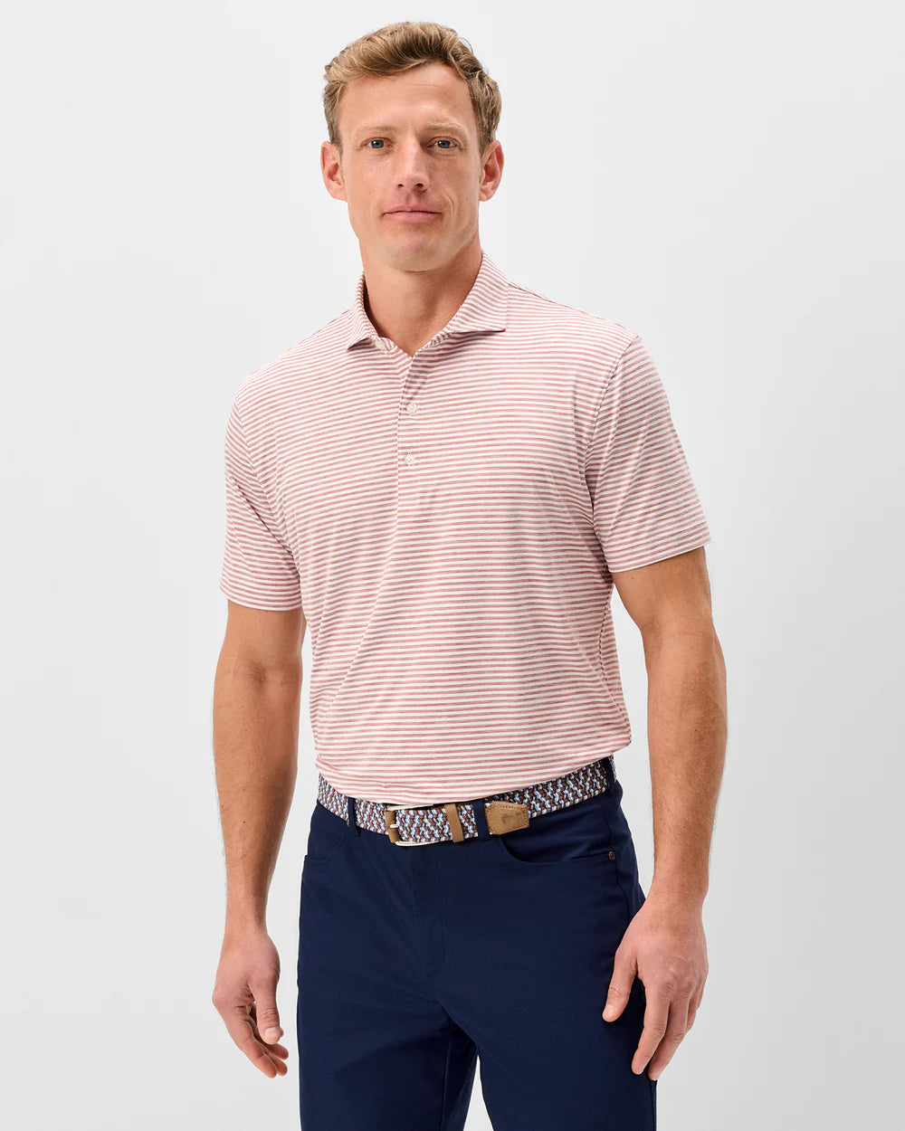 Johnnie-O Seymour Polo Racing Red