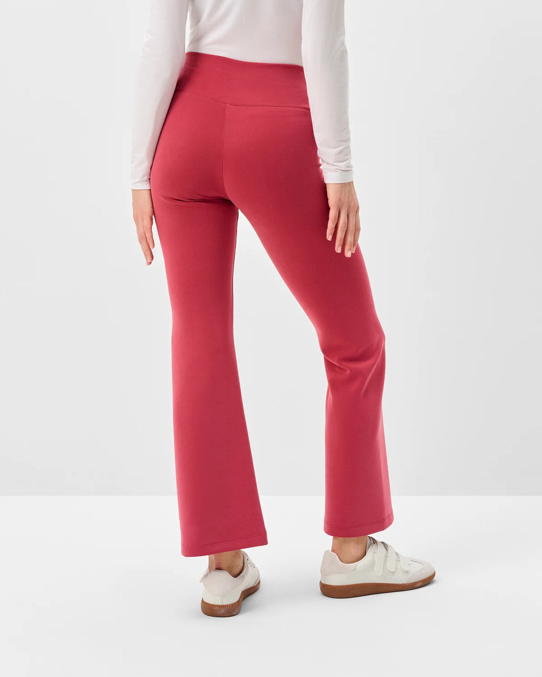 Solange Flared Leg Sweatpant – Earth Red