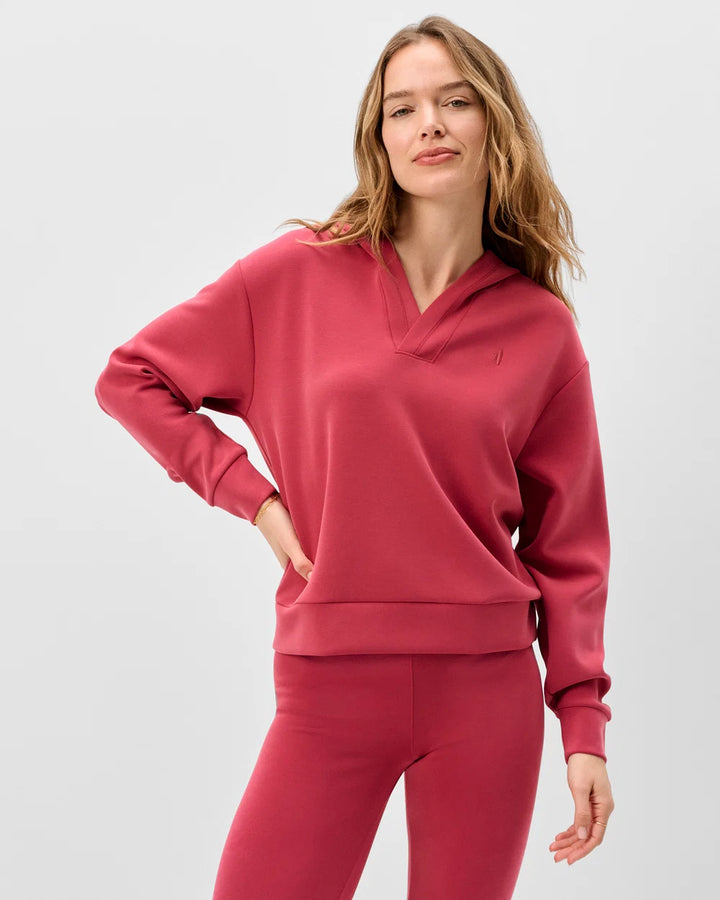 Stef Lounge Hoodie – Earth Red