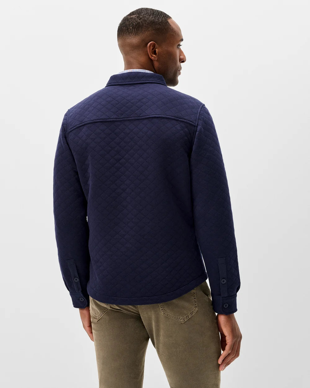 Stowe Quilted Shacket - Navy