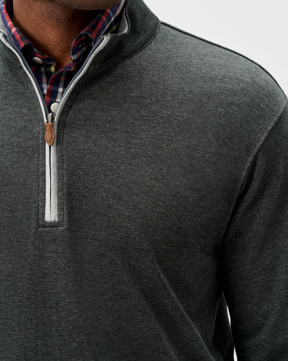 Sully 1/4 Zip - Heather Black