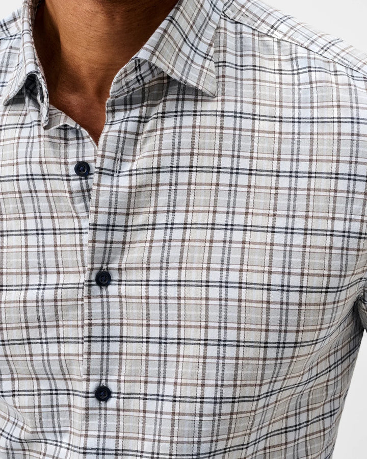Tahoe Plaid Perf Flannel - Kona