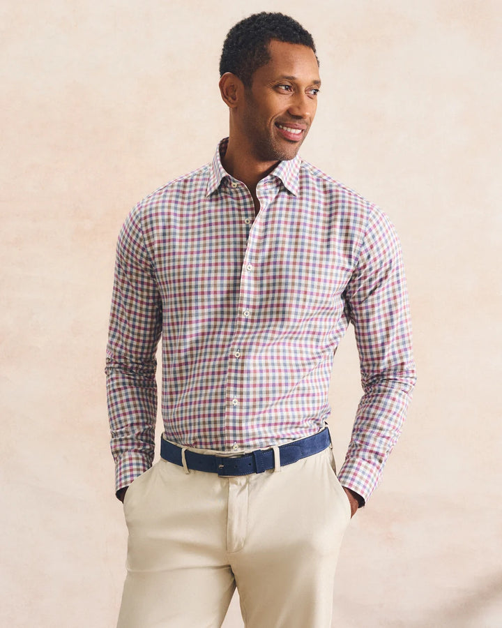 Top Shelf Cotton Shirt – Merced Check Ripple