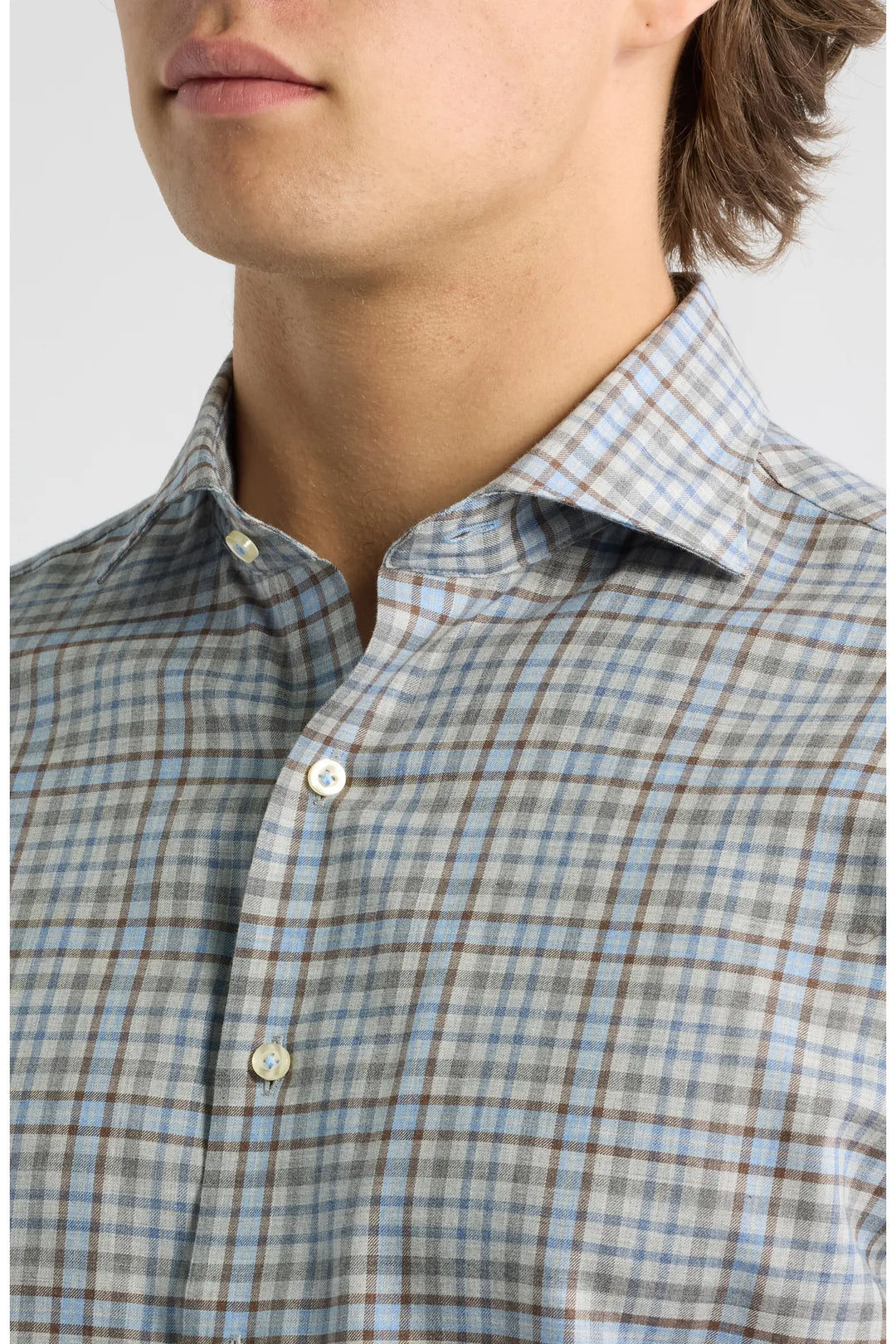 Top Shelf Cotton Shirt – Redwood Plaid Kona