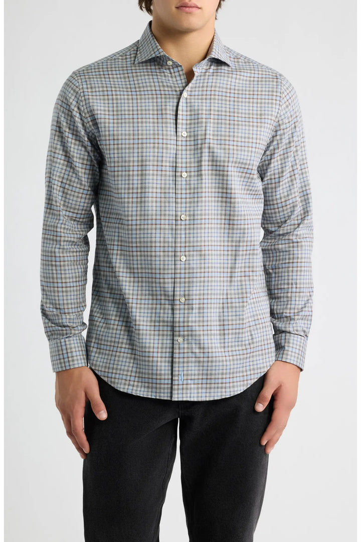 Top Shelf Cotton Shirt – Redwood Plaid Kona