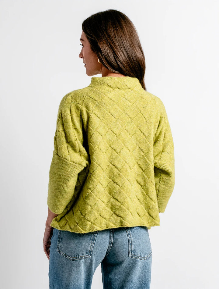 Rowena Sweater - Retro Lime