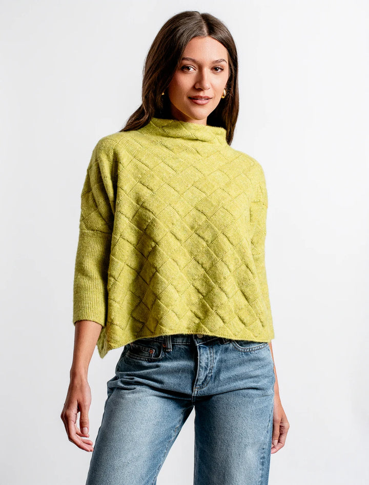Rowena Sweater - Retro Lime