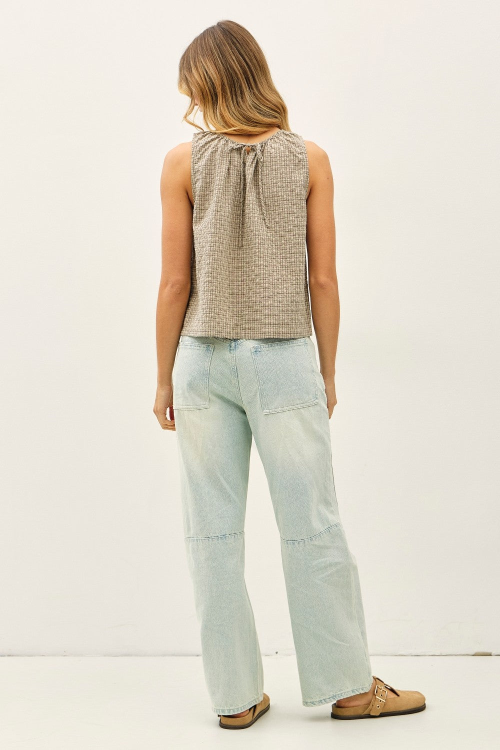 Lark Checkered Top