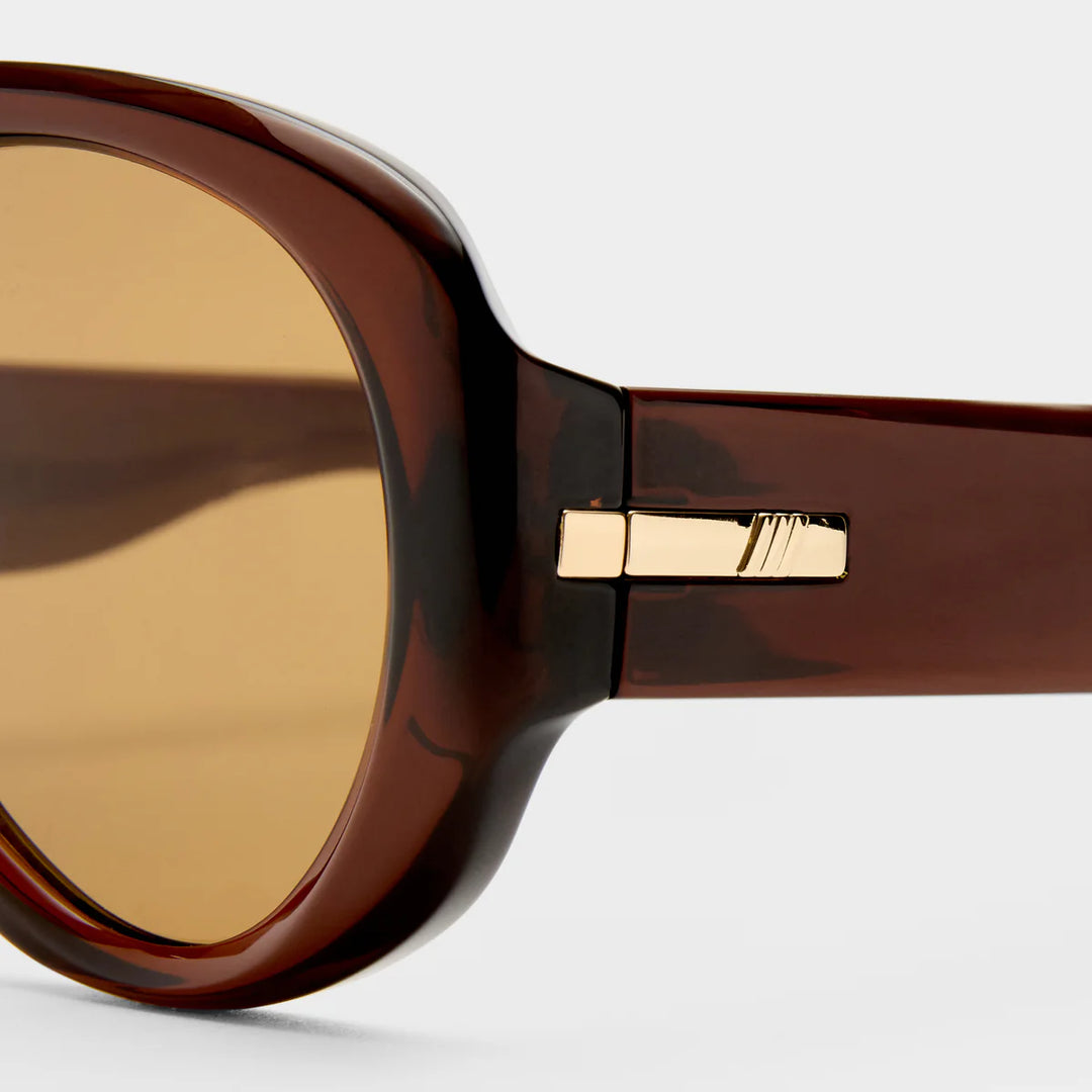 Le Specs Dream Boat Sunglasses Cocoa