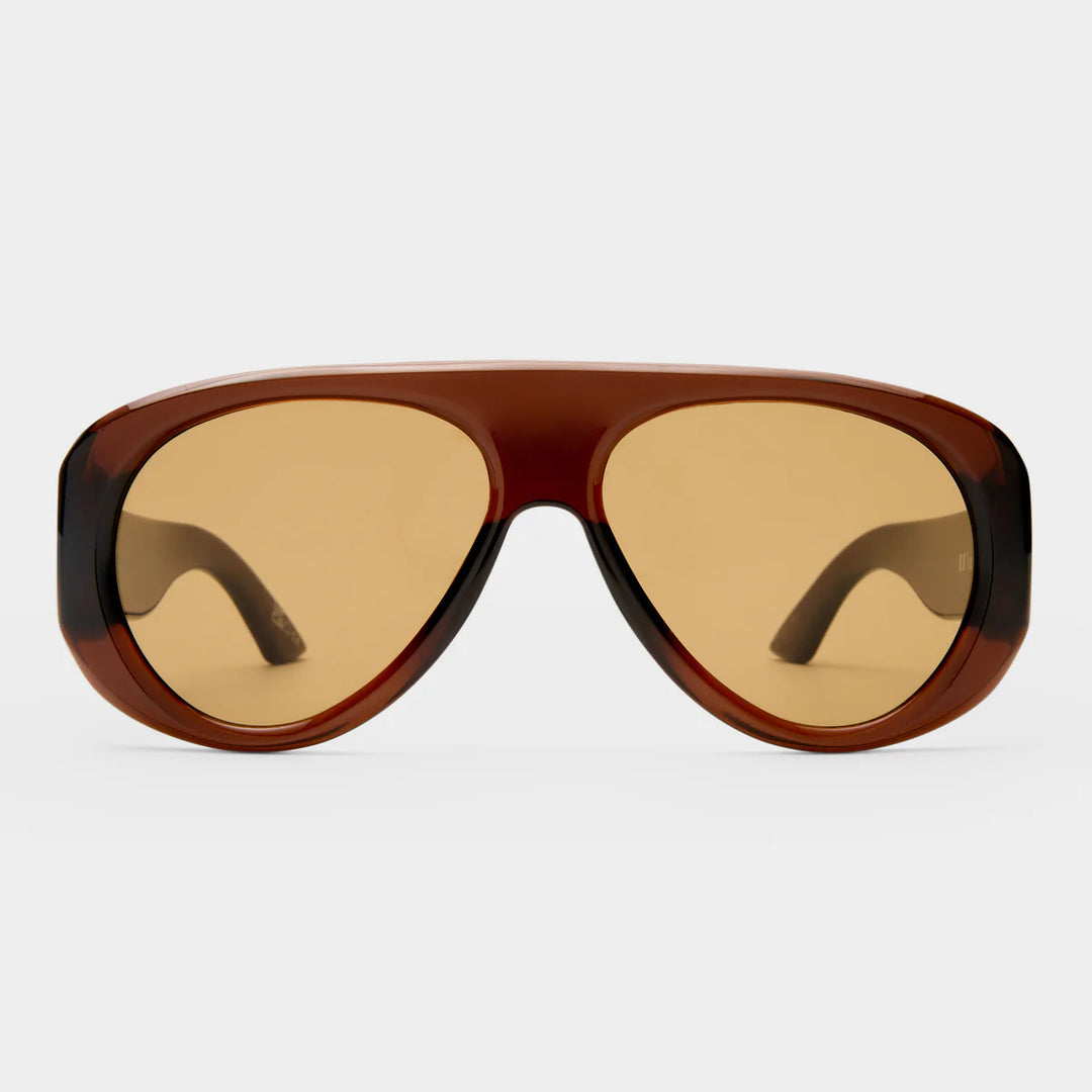 Le Specs Dream Boat Sunglasses Cocoa