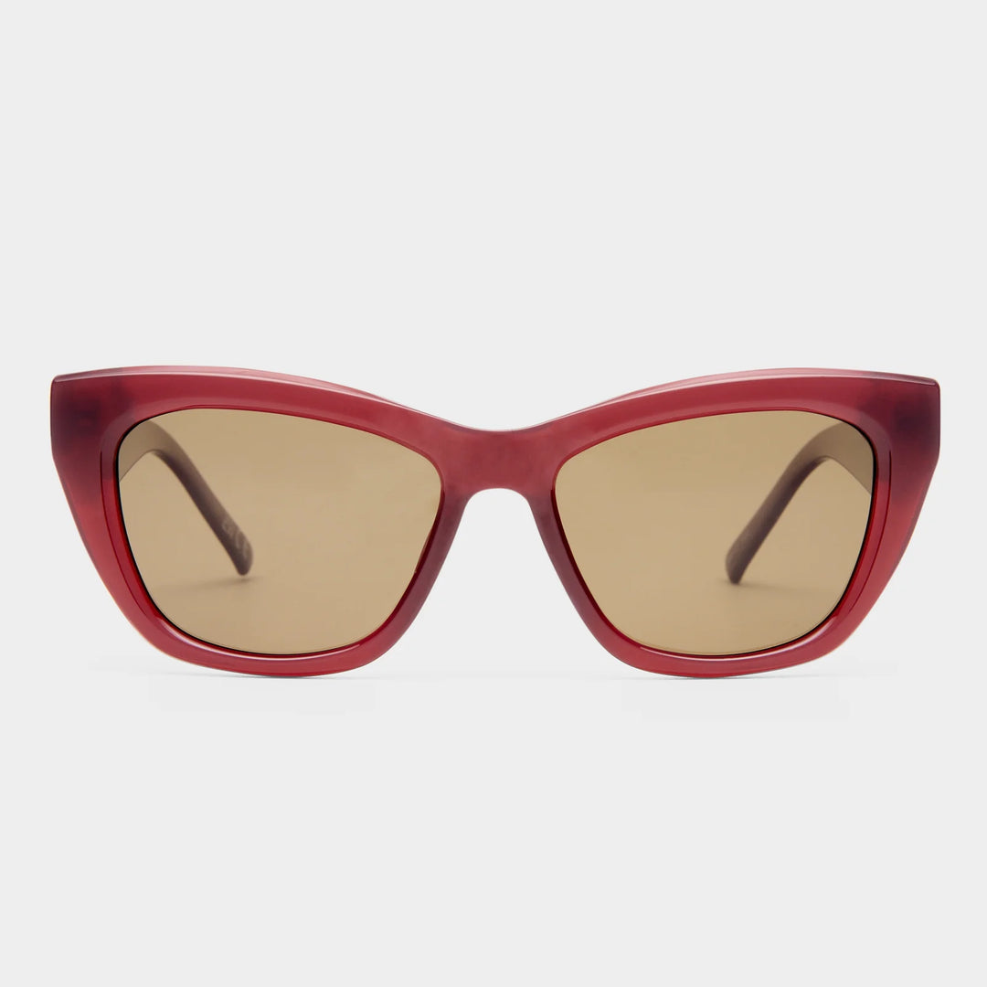 Le Specs Lumen+ Sunglasses in Cranberry