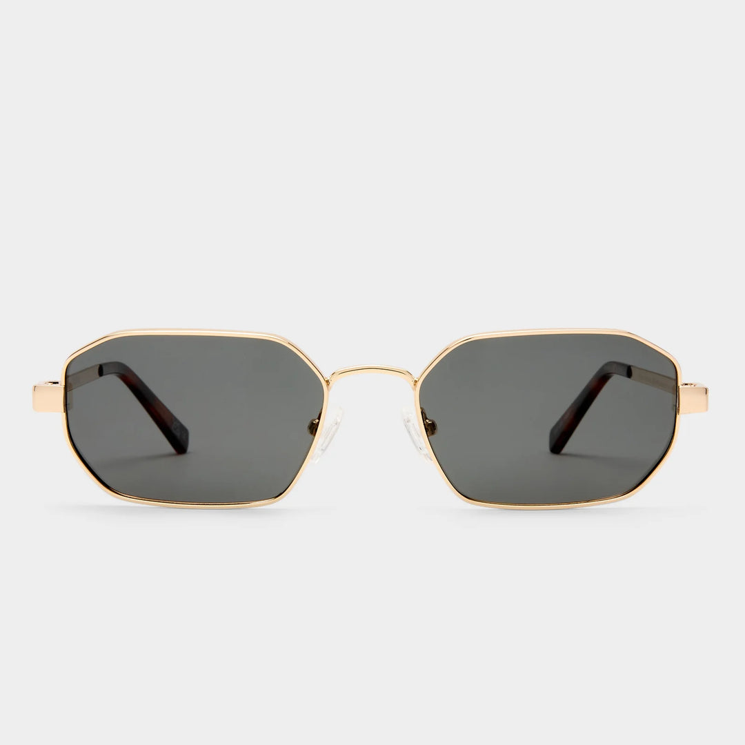 Le Specs Mythic Sunglasses Gold Smoke Mono