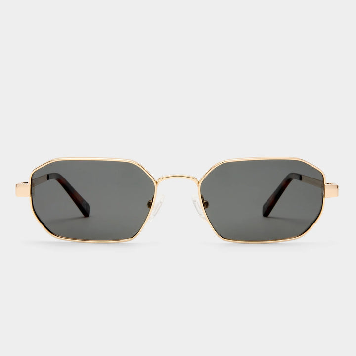Le Specs Mythic Sunglasses Gold Smoke Mono