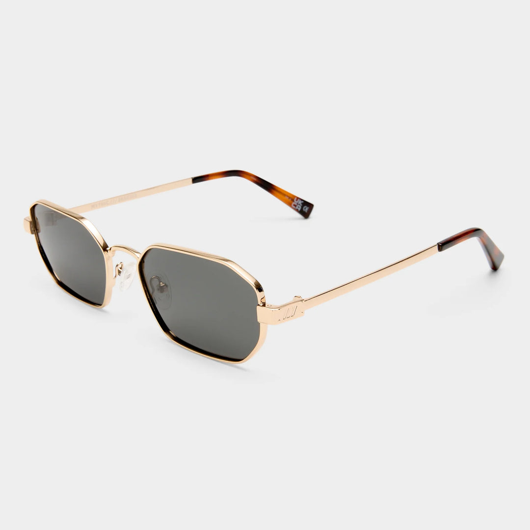 Le Specs Mythic Sunglasses Gold Smoke Mono
