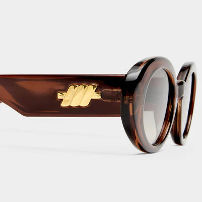 Le Specs Nouveau Vie Sunglasses Chocolate Brown