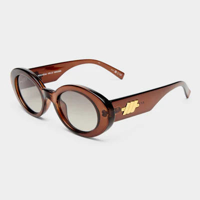 Le Specs Nouveau Vie Sunglasses Chocolate Brown
