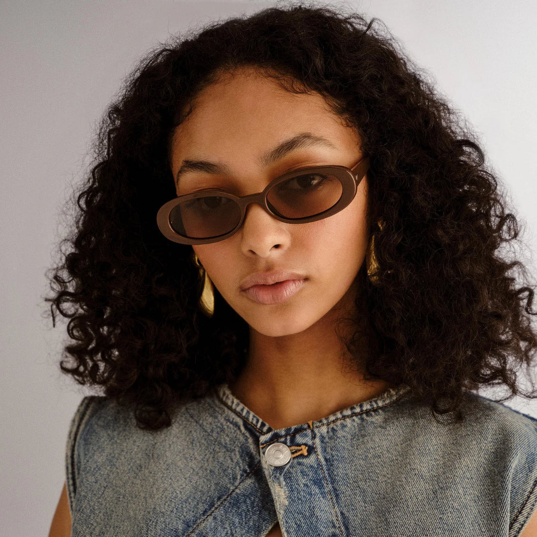 Le Specs Outta Love Sunglasses Cocoa