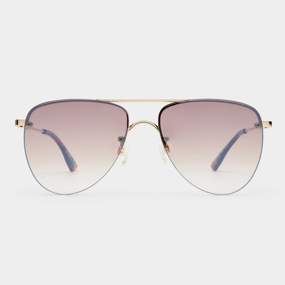 Le Specs The Prince Sunglasses Gold
