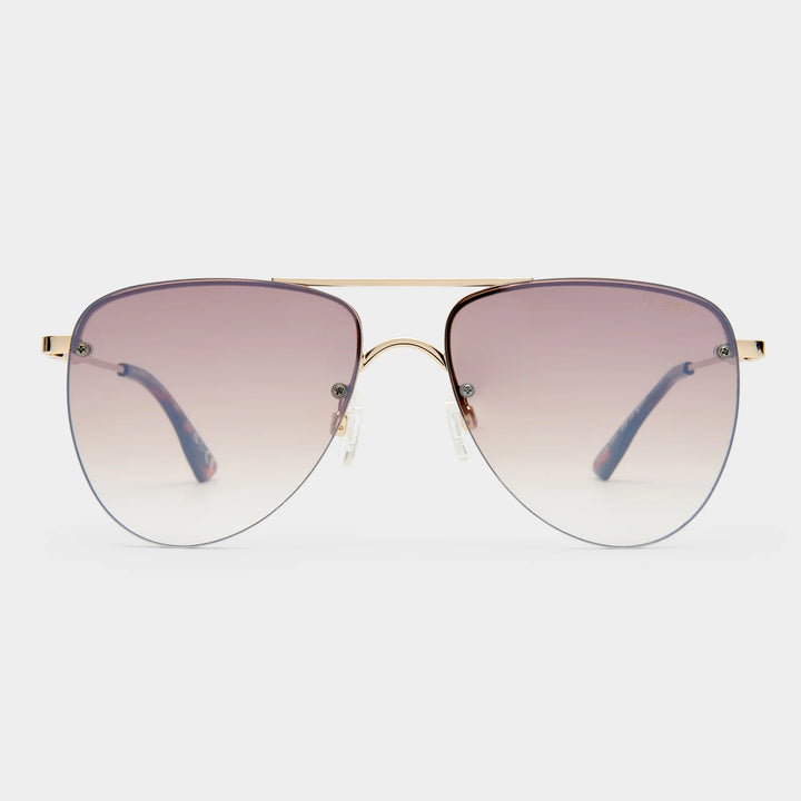 Le Specs The Prince Sunglasses Gold