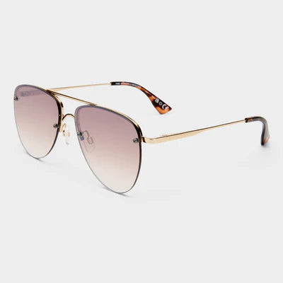 Le Specs The Prince Sunglasses Gold