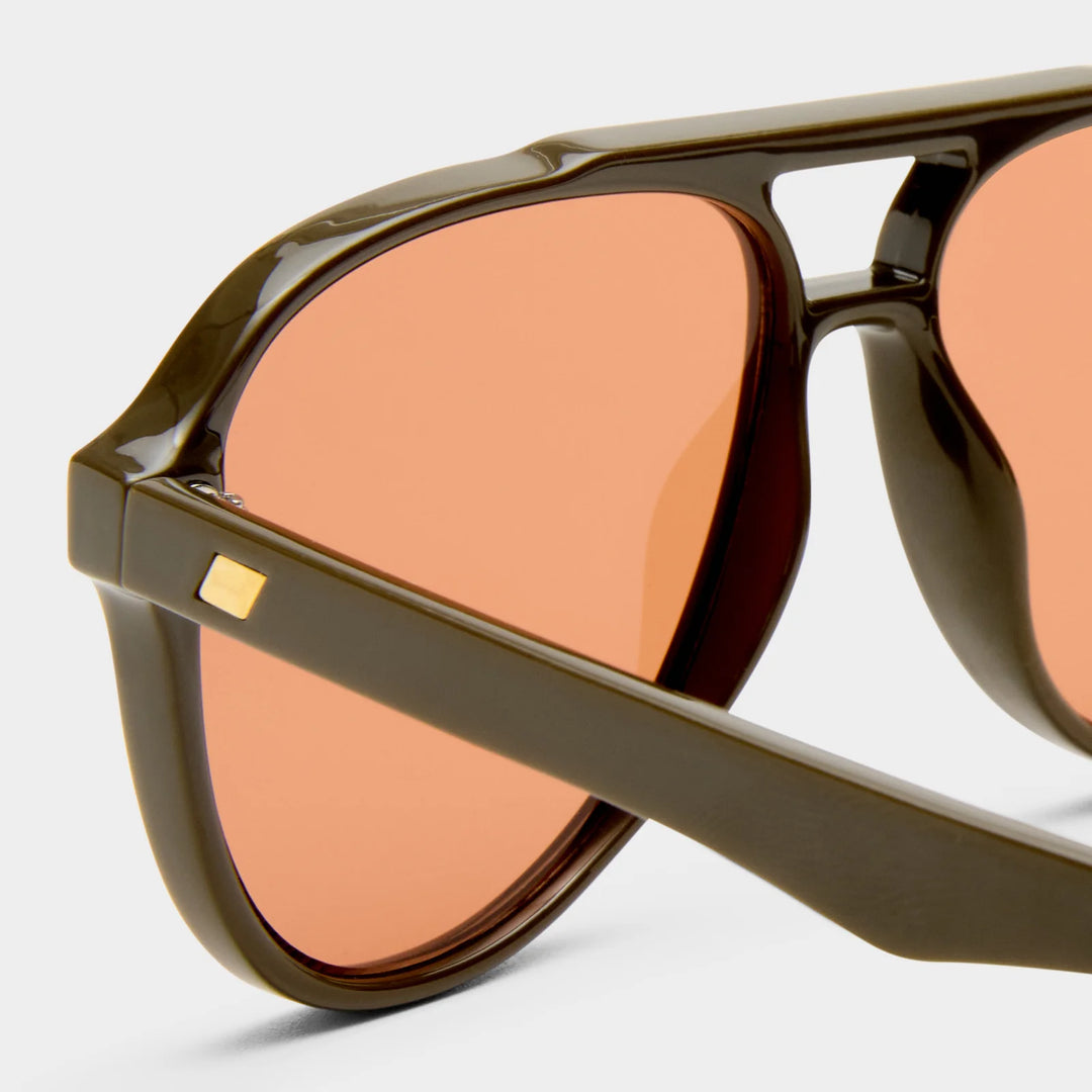 Le Specs Tragic Magic Sunglasses Dark Olive