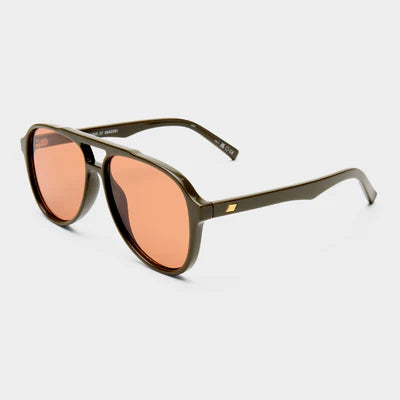 Le Specs Tragic Magic Sunglasses Dark Olive
