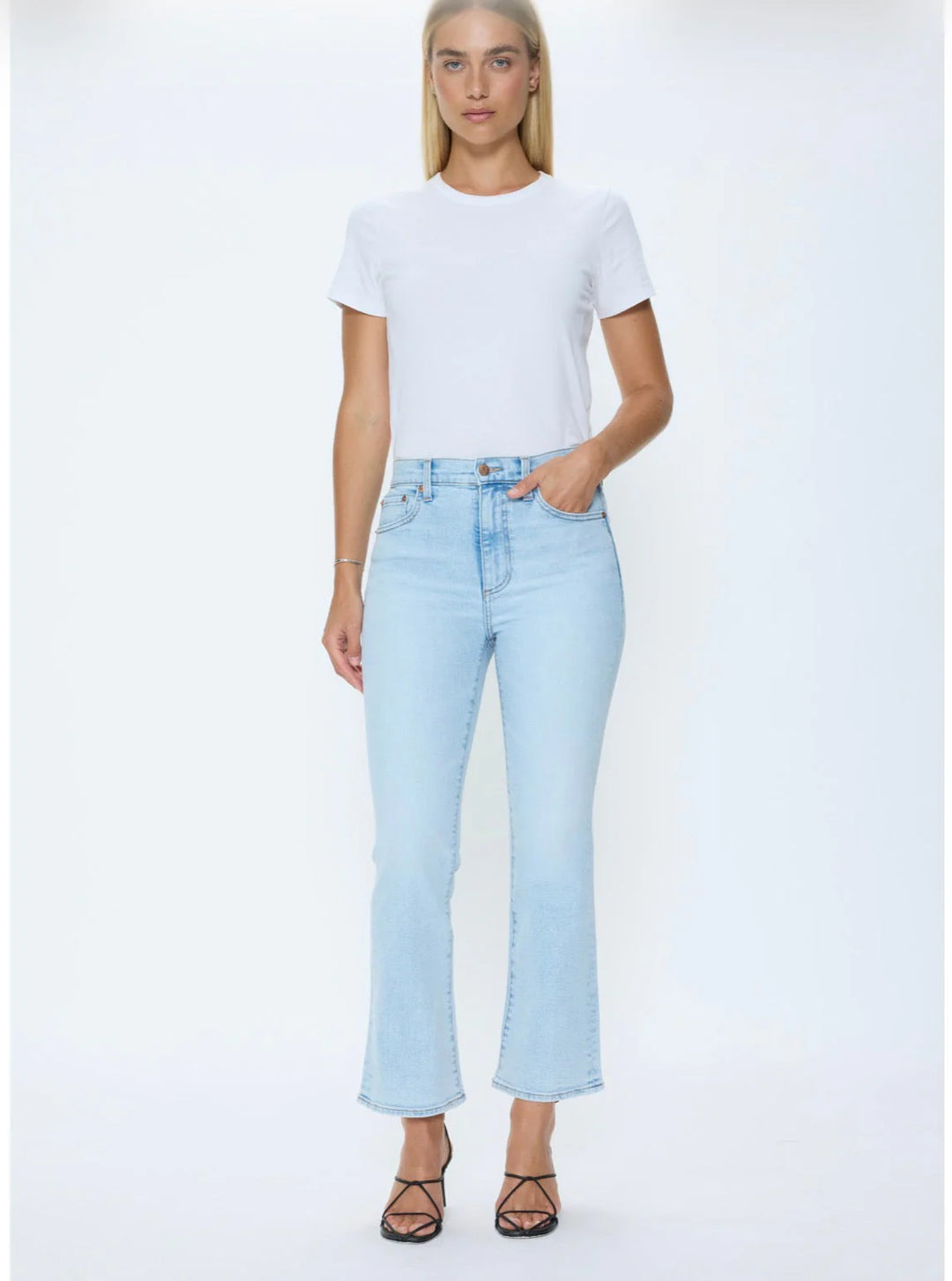 Lennon Crop Bootcut Jeans Cherish