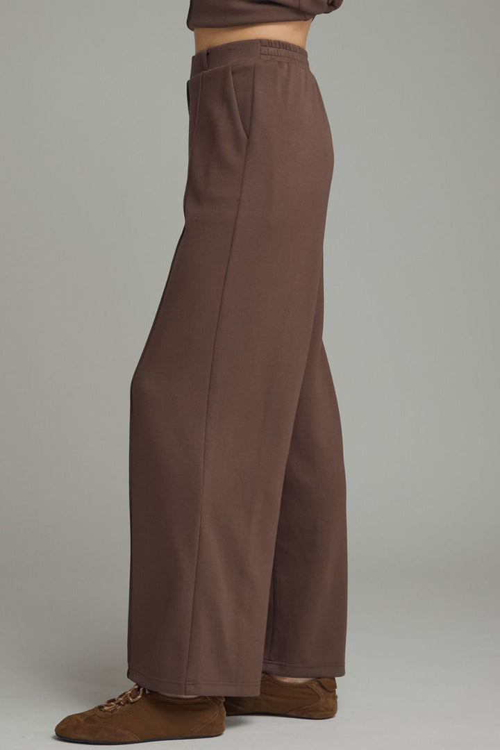 Maggie Wide Leg Pants Brown