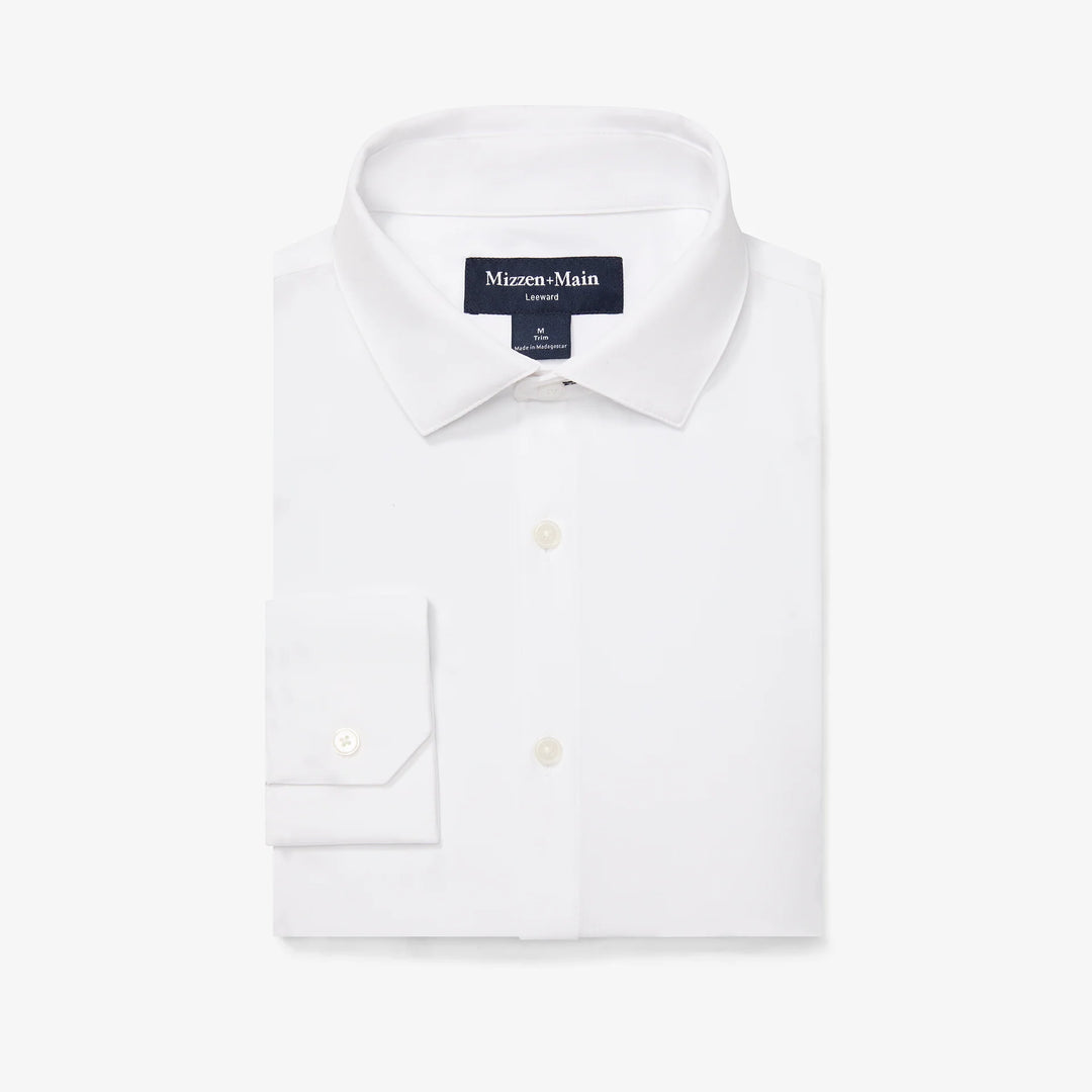 Leeward LS Dress Shirt White