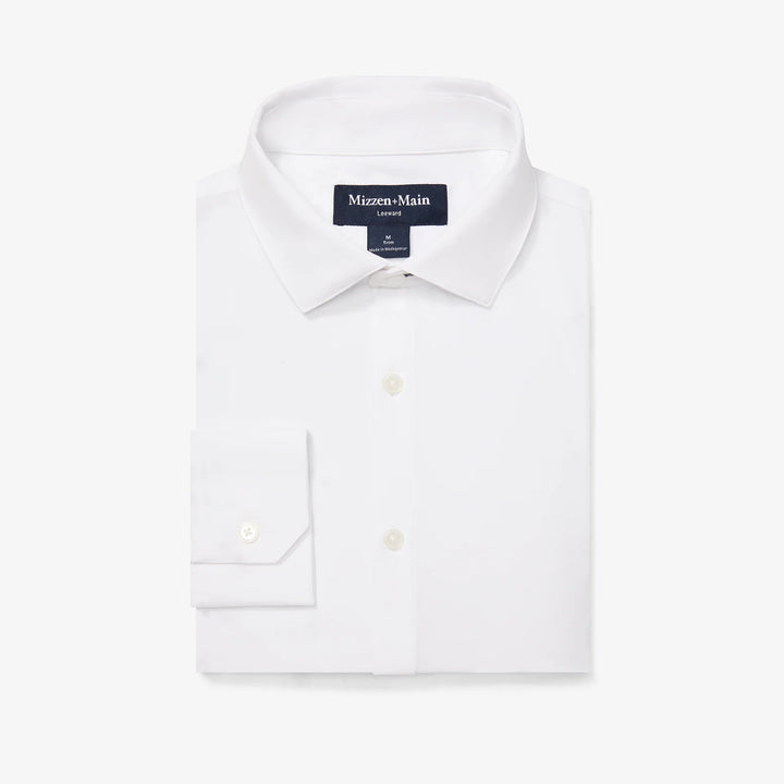 Leeward LS Dress Shirt White