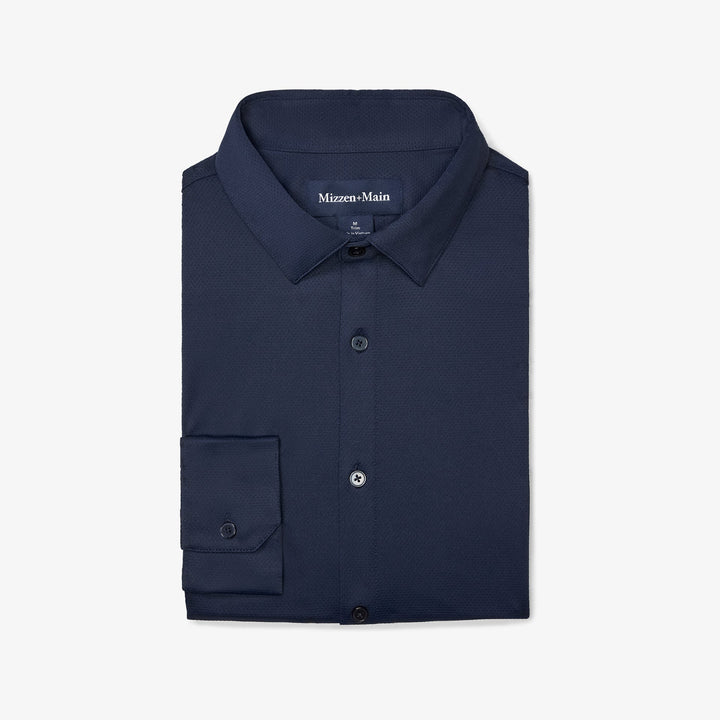 Halyard LS Dress Shirt Navy