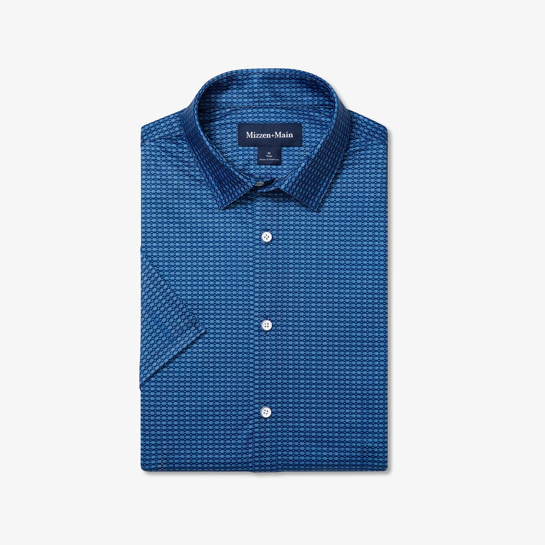 Halyard SS - Cobalt Tonal Woven Tile